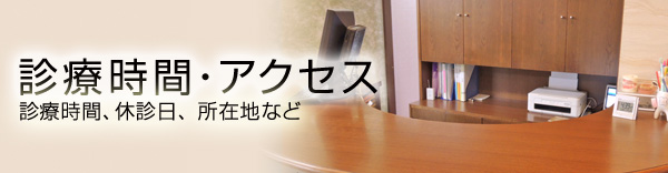 診療時間・アクセス